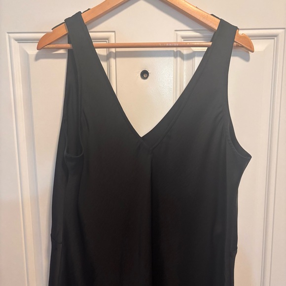 A New Day V-Neck Slip Midi Dress in Black - Picture 10 of 12